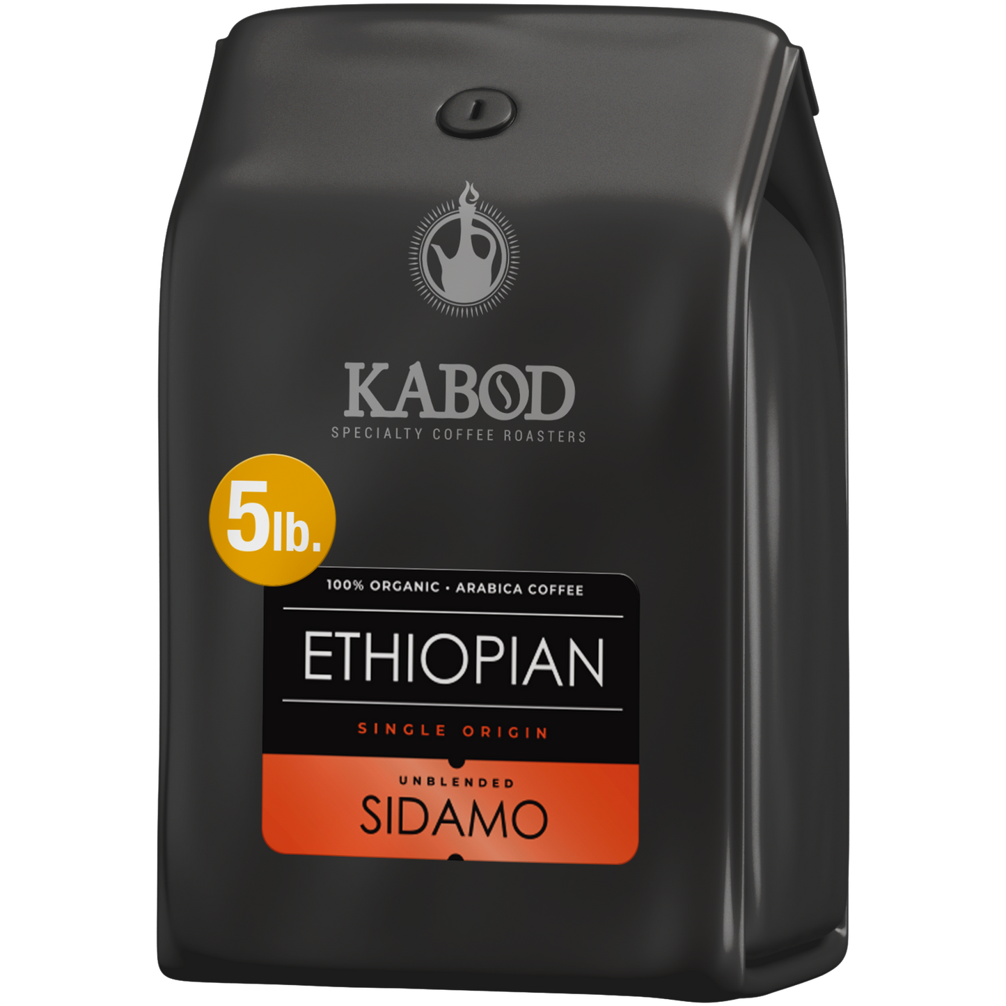 Sidamo Ethiopian Coffee 5LB. Bulk 100% Unblended Organic