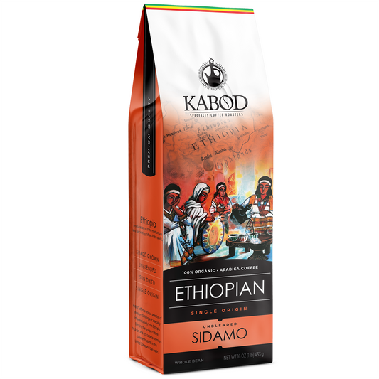 Sidamo 1LB. (16oz.) Ethiopian Coffee 100% Unblended Organic